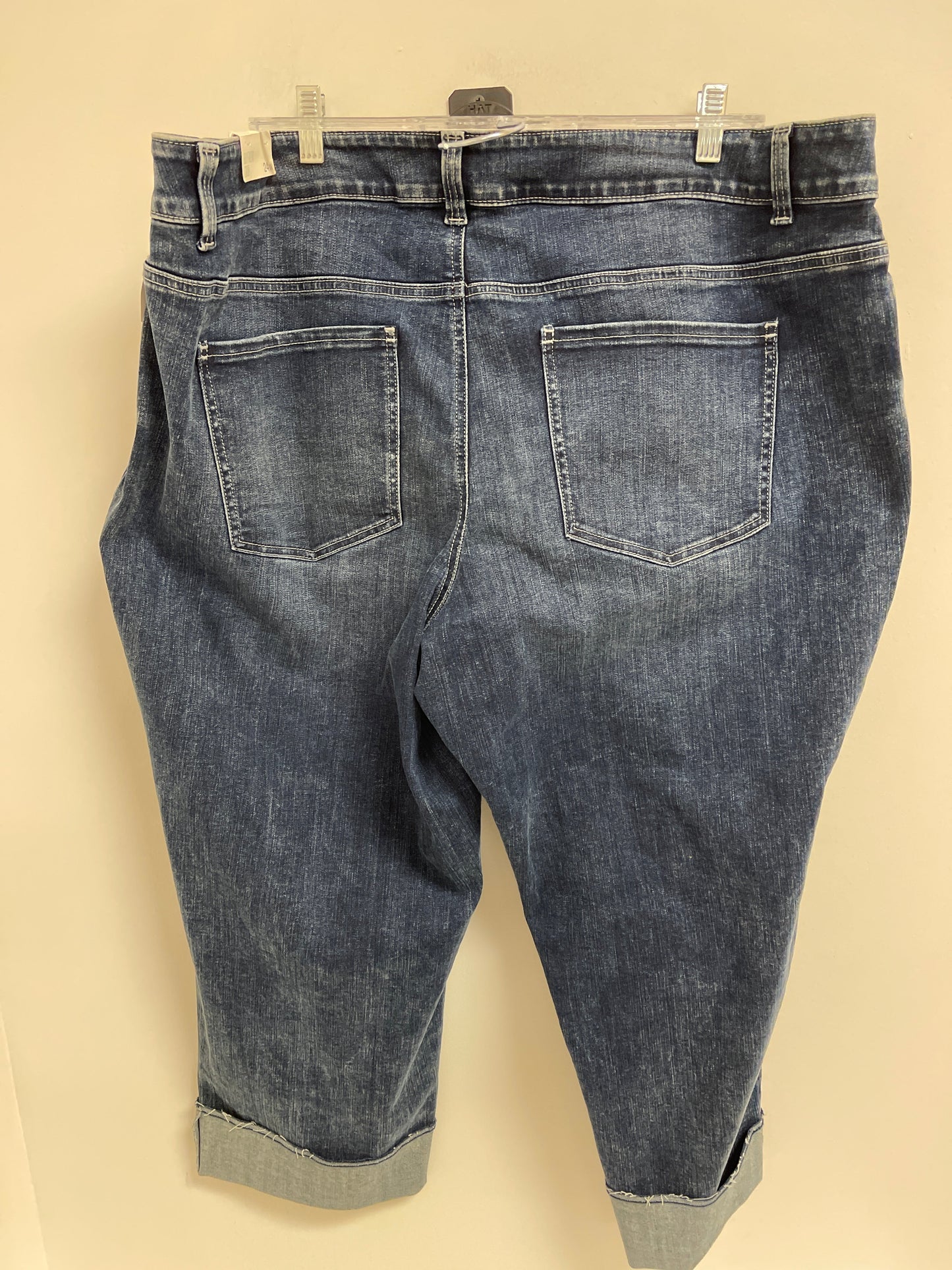 Jeans Cropped By Maurices In Blue Denim, Size: 24