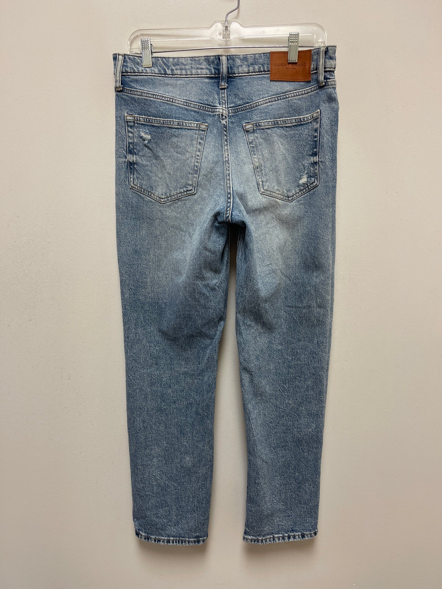 Blue Denim Jeans Straight Lucky Brand, Size 6