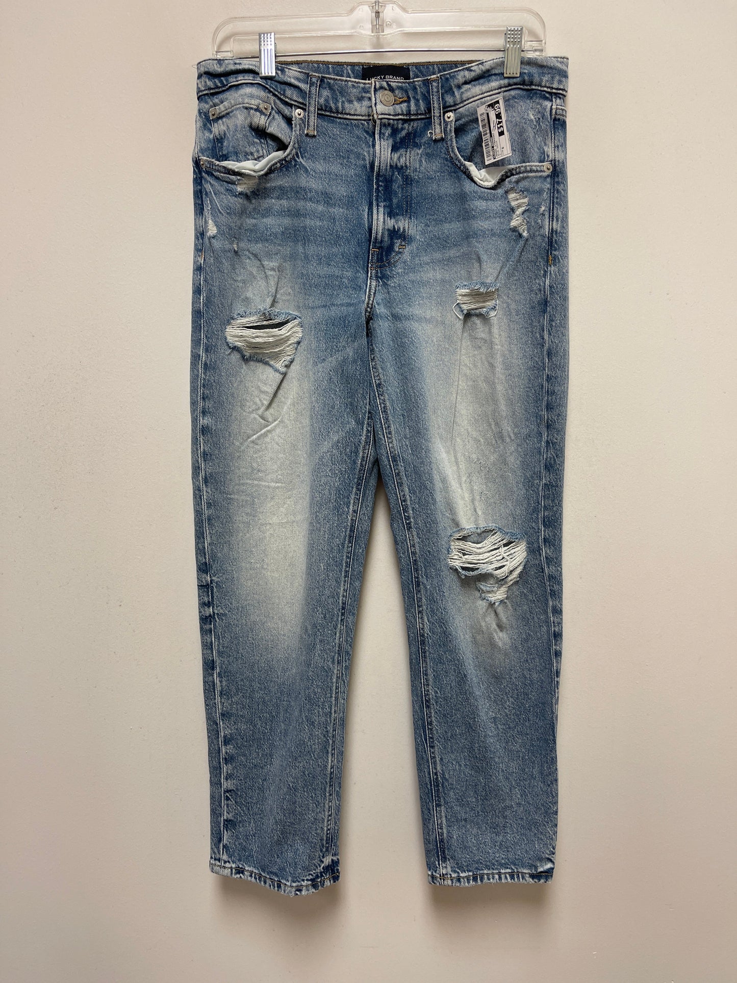 Blue Denim Jeans Straight Lucky Brand, Size 6