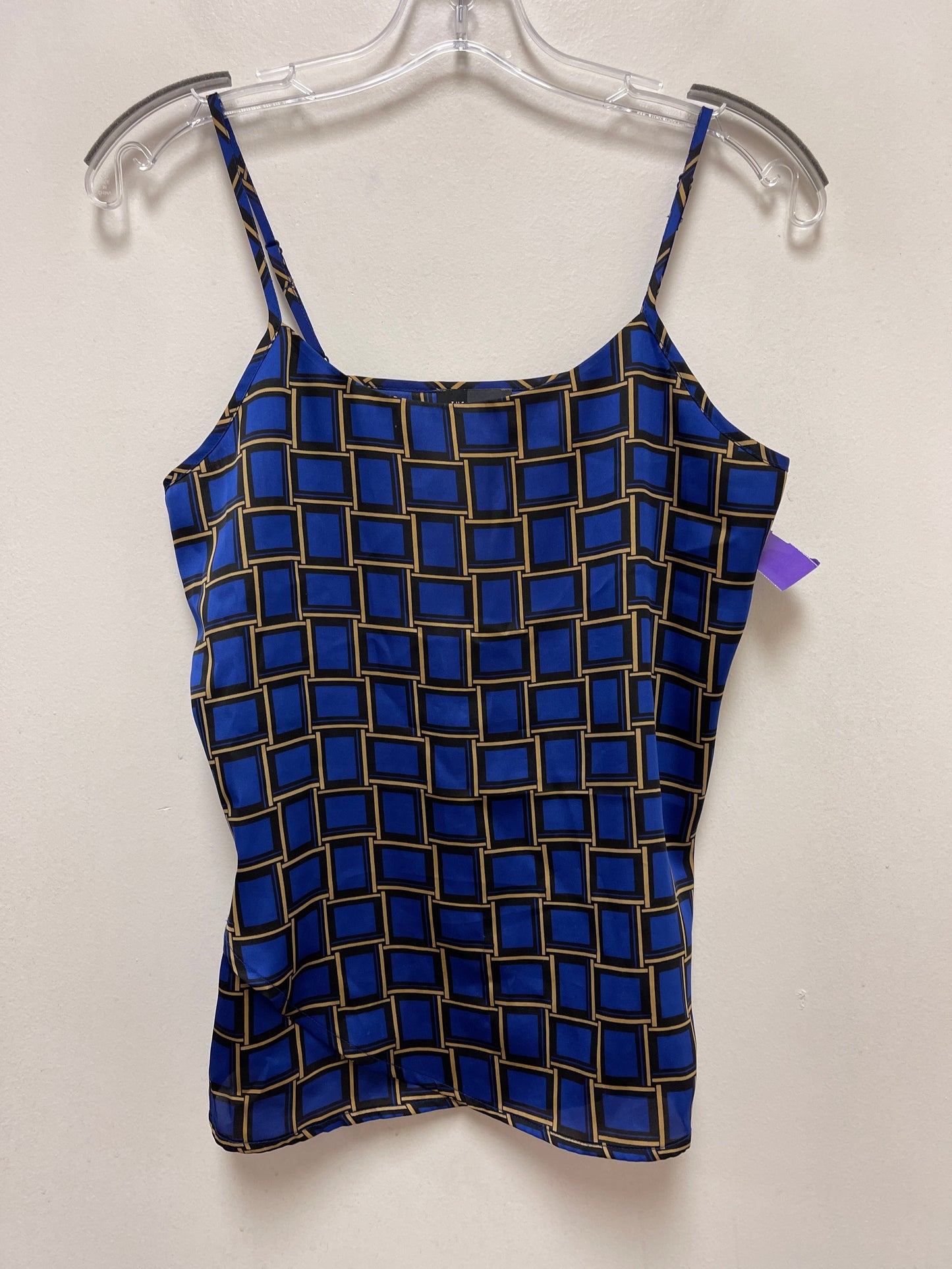 Blue & Yellow Top Sleeveless Limited, Size Xs