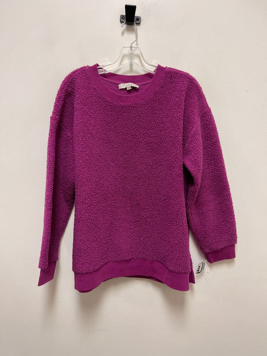 Sweater By Loft In Purple, Size: L