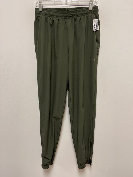 Green Athletic Pants Russel Athletic, Size M