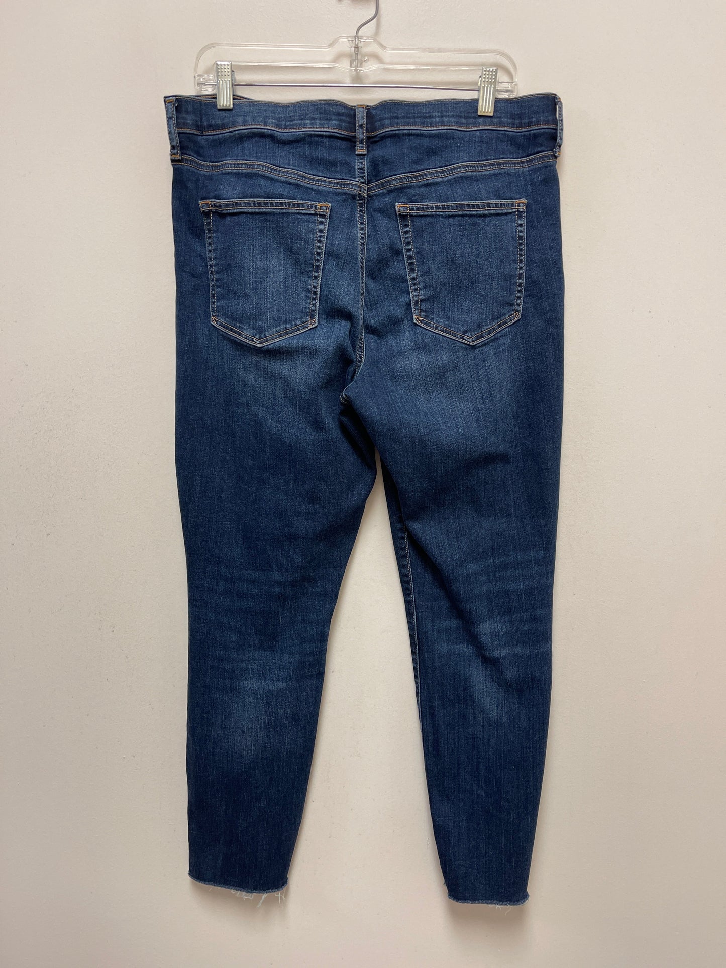 Blue Denim Jeans Skinny Gap, Size 14