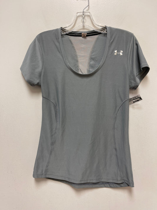 Grey Athletic Top Short Sleeve Under Armour, Size S
