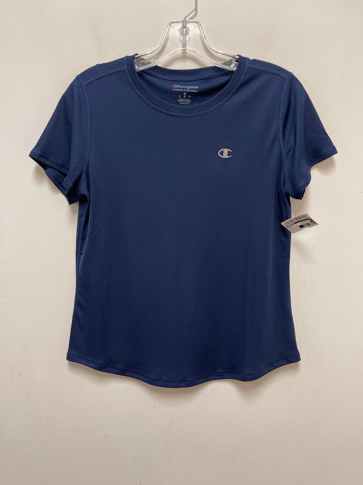 Navy Athletic Top Short Sleeve Champion, Size M