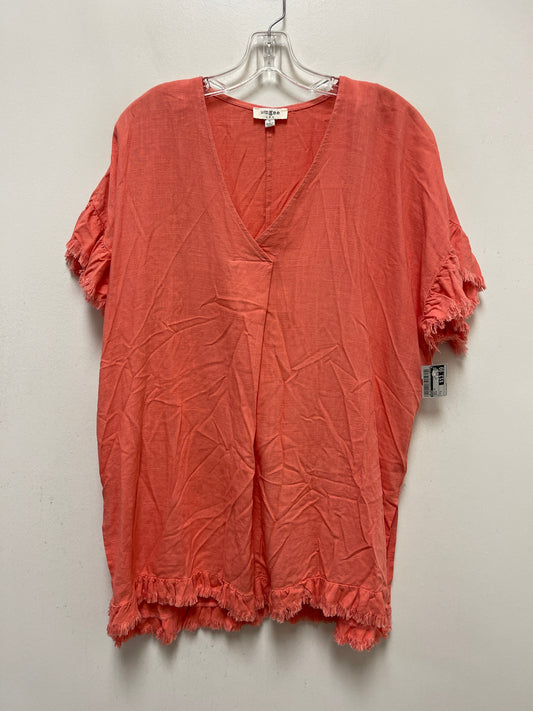 Orange Tunic Short Sleeve Umgee, Size S