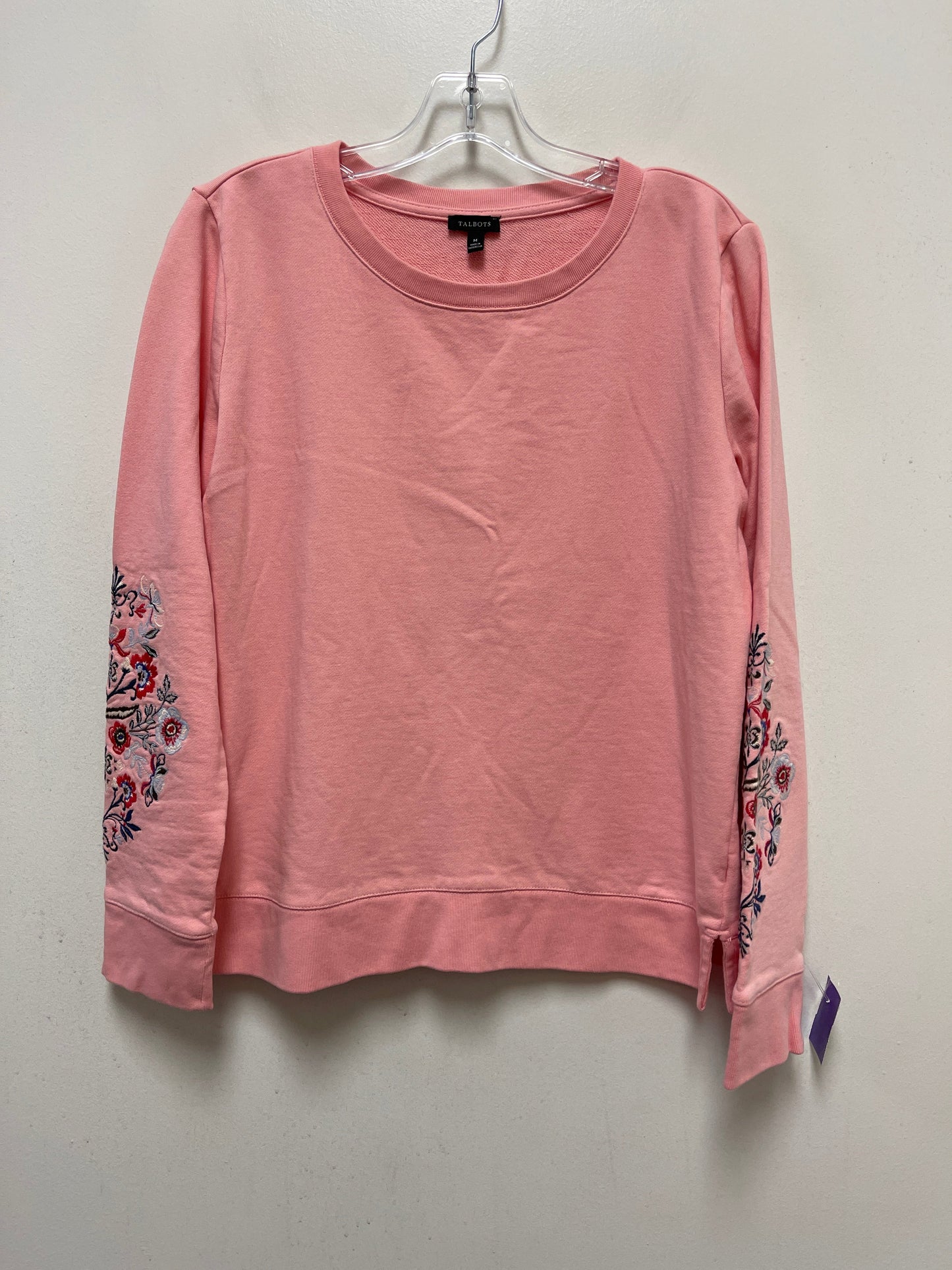 Pink Top Long Sleeve Talbots, Size M