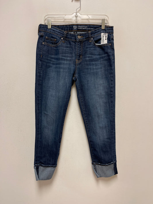 Blue Denim Jeans Straight Gap, Size 8