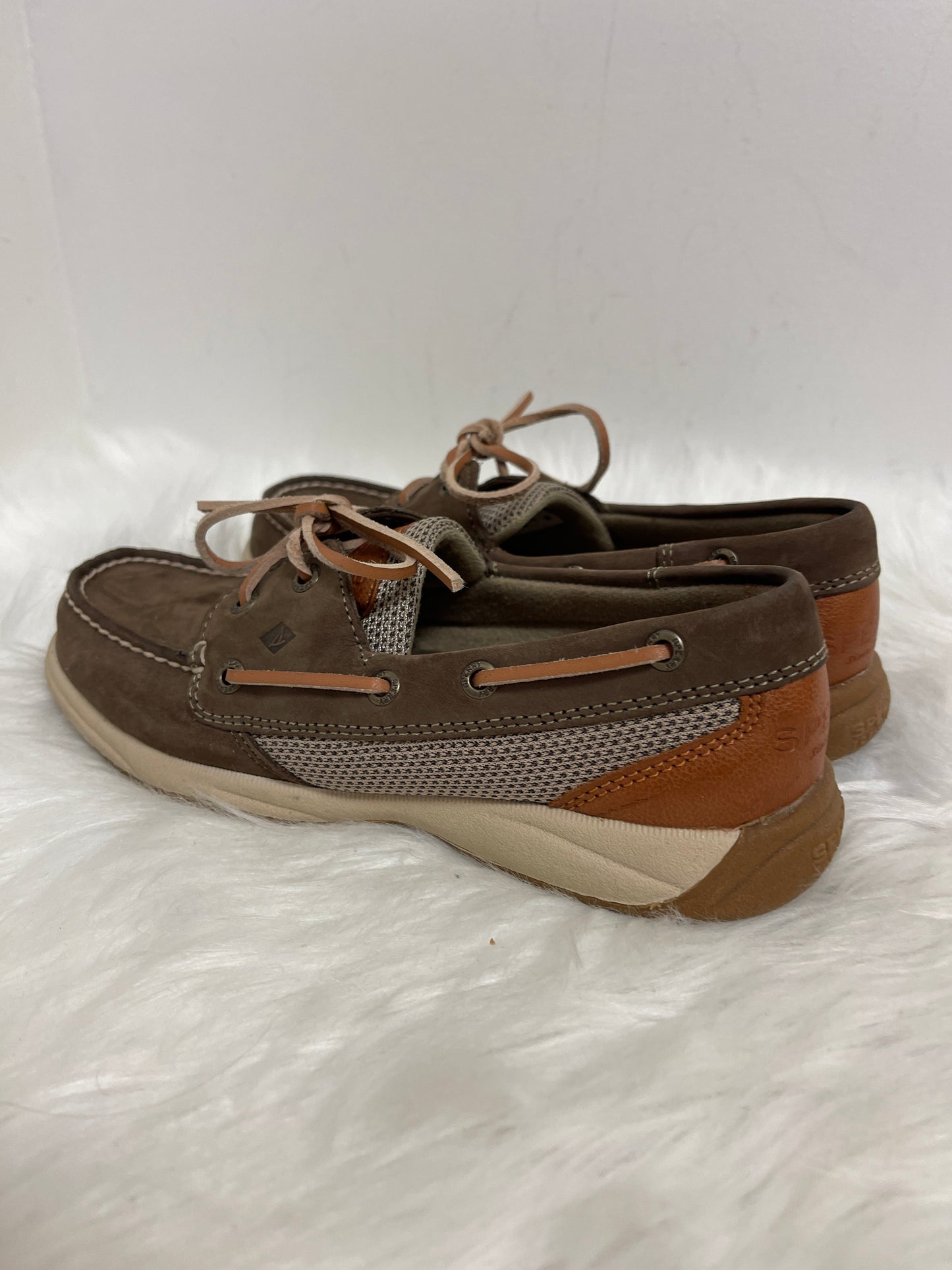 Brown Shoes Flats Sperry, Size 6