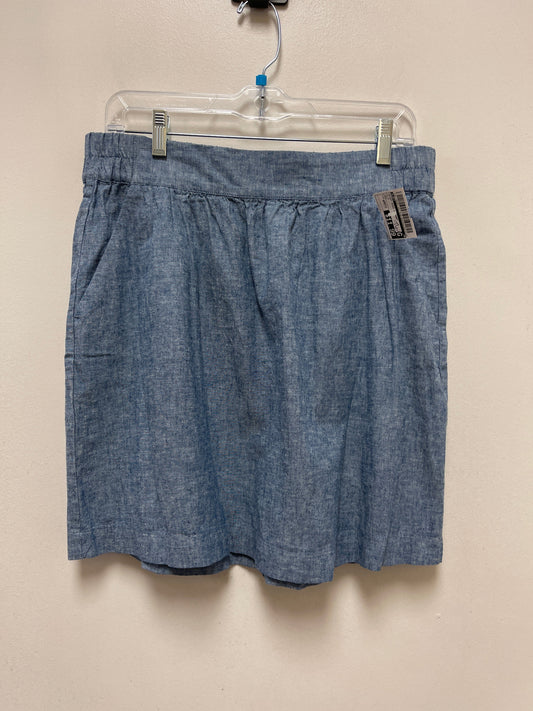 Blue Skirt Mini & Short Loft, Size 8petite