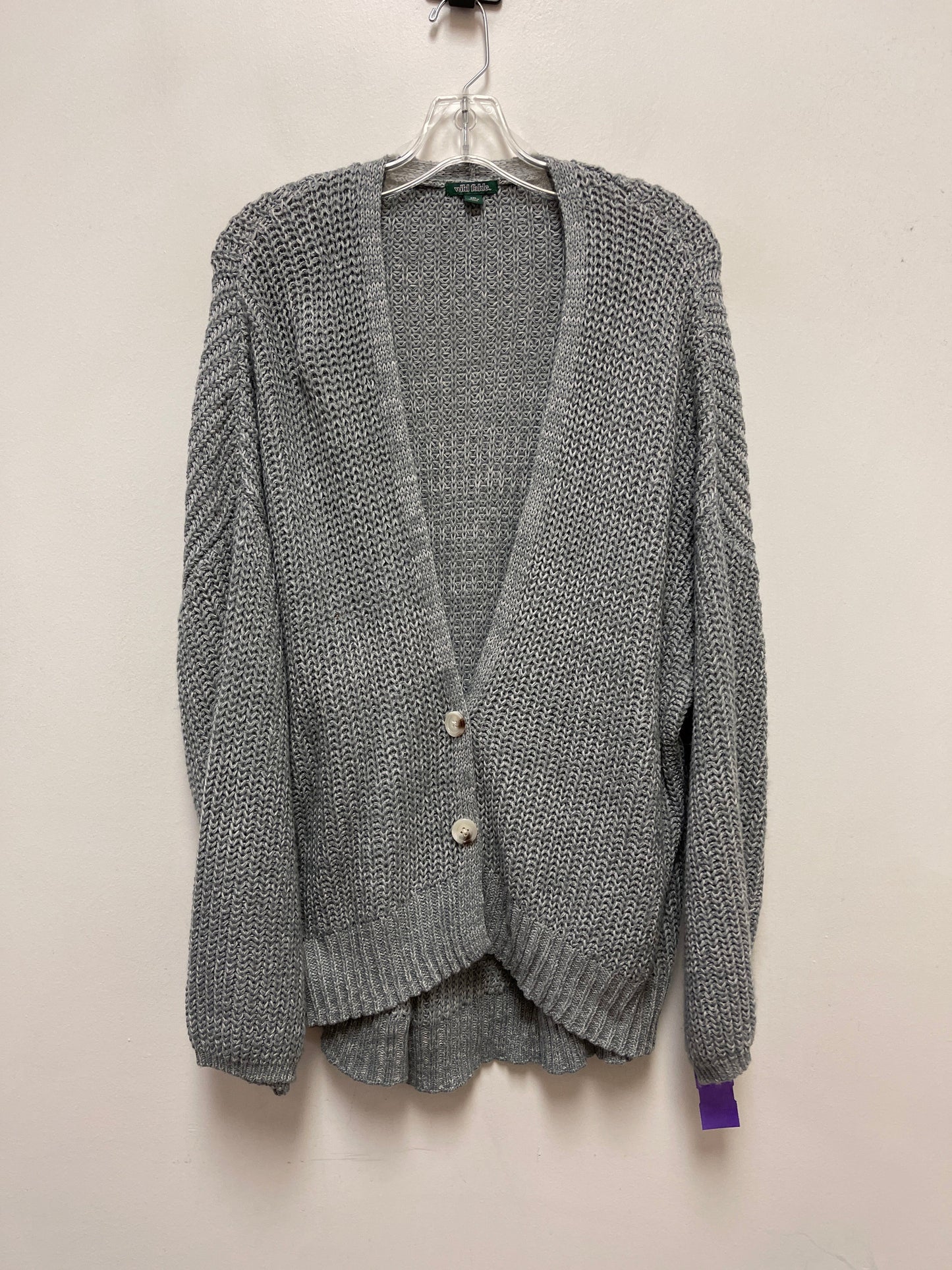 Cardigan By Wild Fable In Grey, Size: 2x