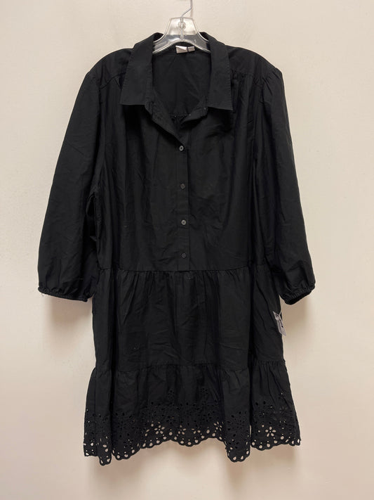 Black Dress Casual Short Gap, Size 2x