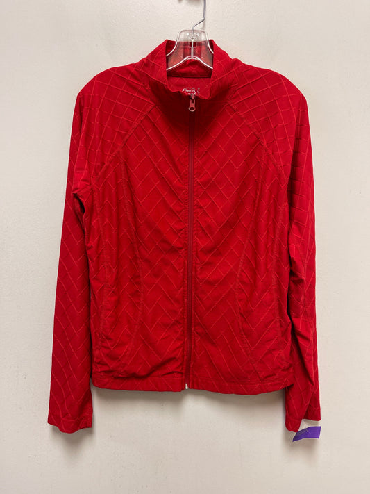 Red Athletic Jacket Style And Company, Size M