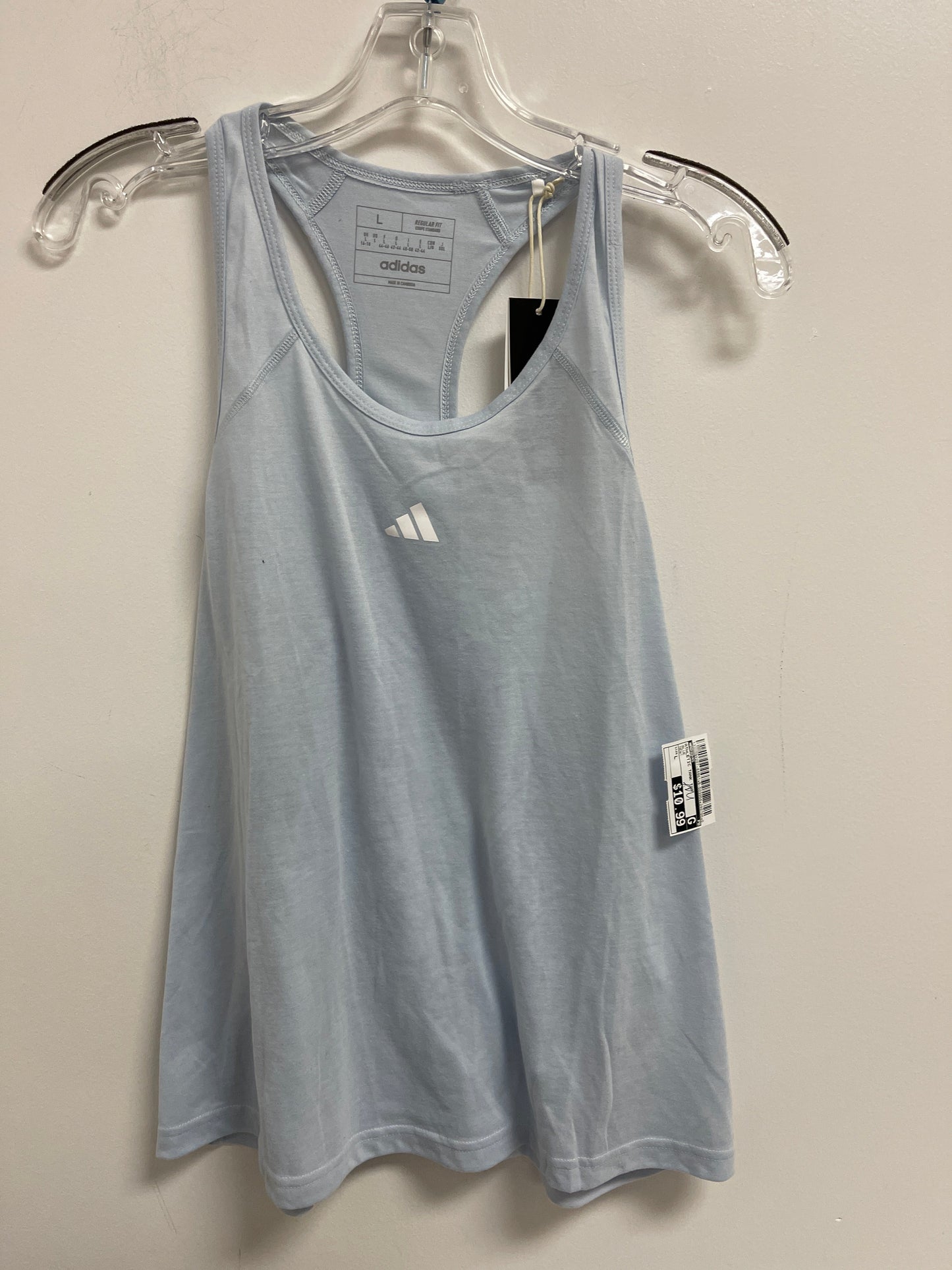 Blue Athletic Tank Top Adidas, Size L