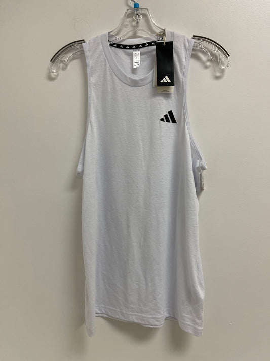 White Athletic Tank Top Adidas, Size S