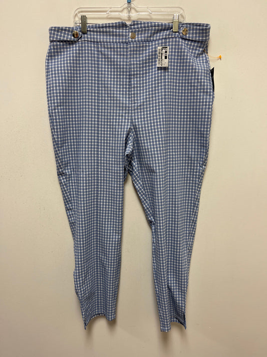 Blue & White Pants Other Forever 21, Size 22