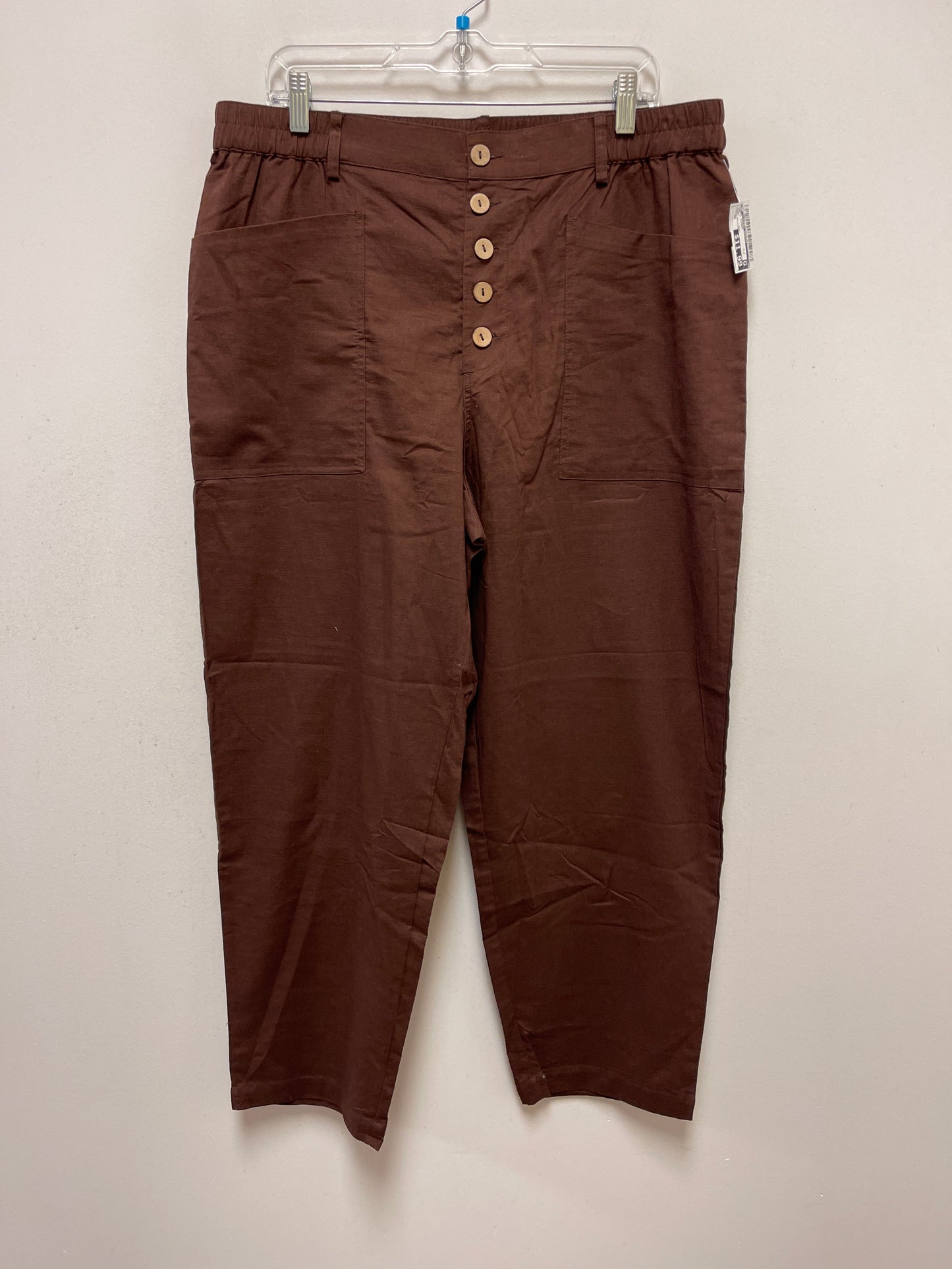 Brown Pants Other Clothes Mentor, Size 20
