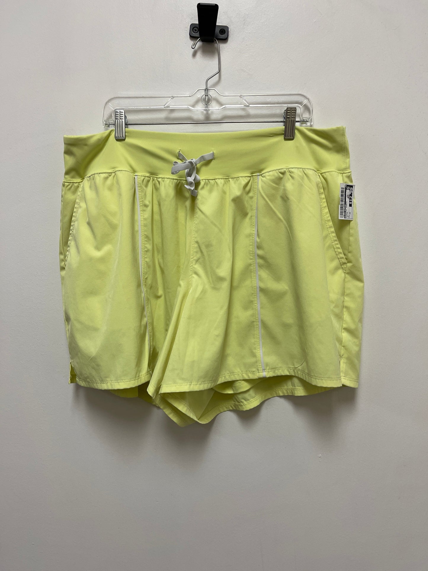 Yellow Athletic Shorts Livi Active, Size 3x