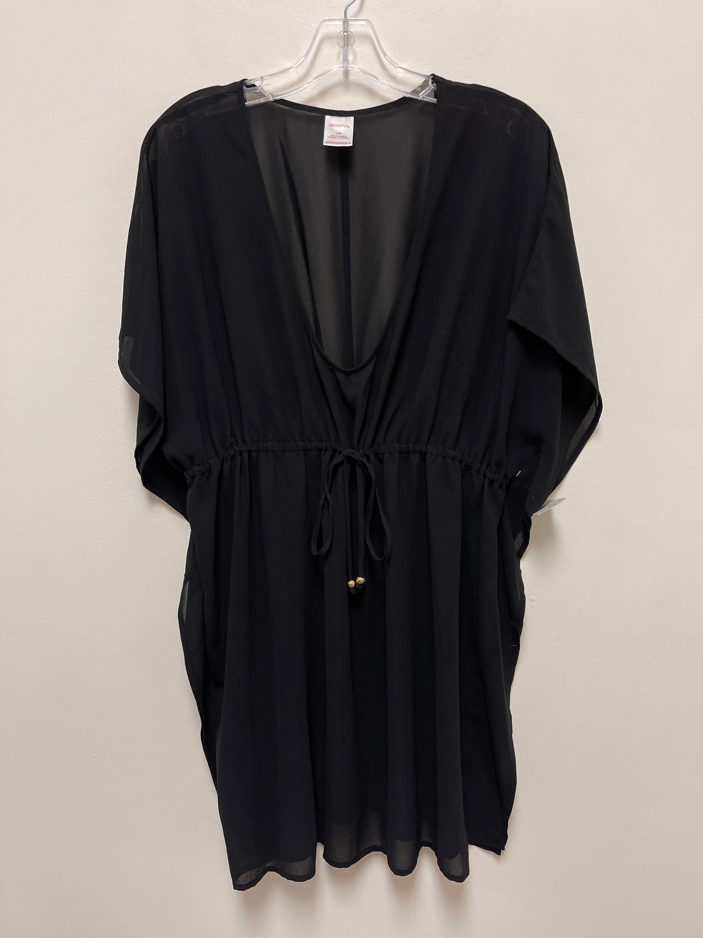 Black Swimwear Cover-up Merona, Size L