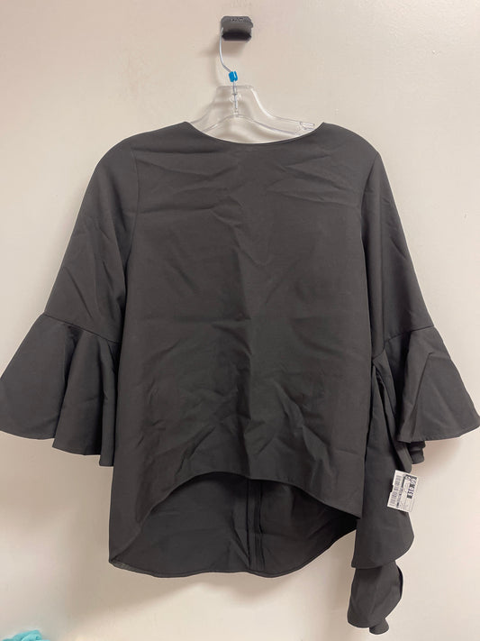 Black Top Long Sleeve Clothes Mentor, Size L