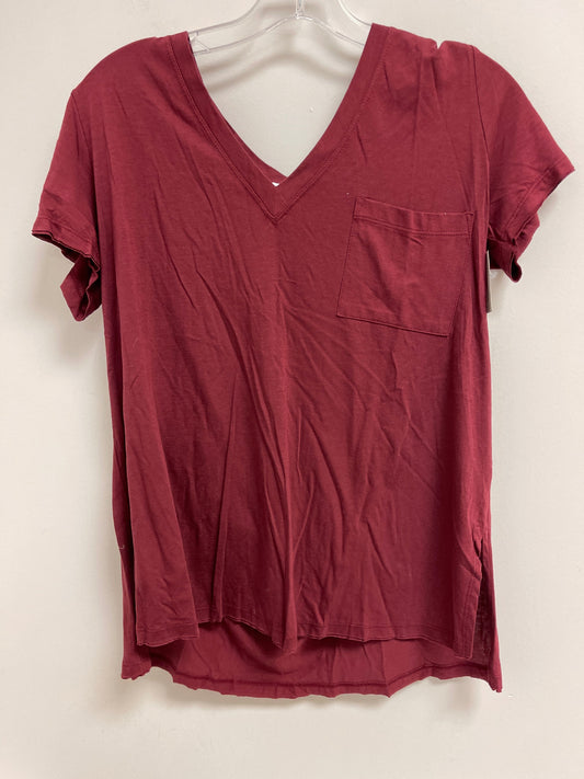 Red Top Short Sleeve Lush, Size M