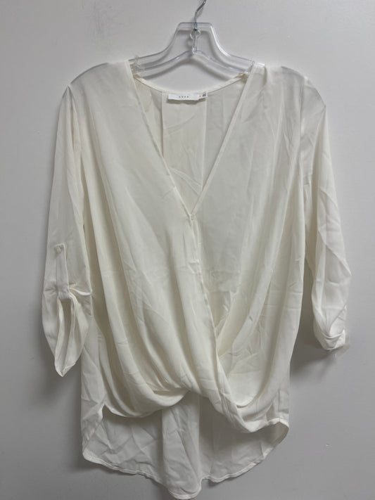 White Top Long Sleeve Lush, Size M