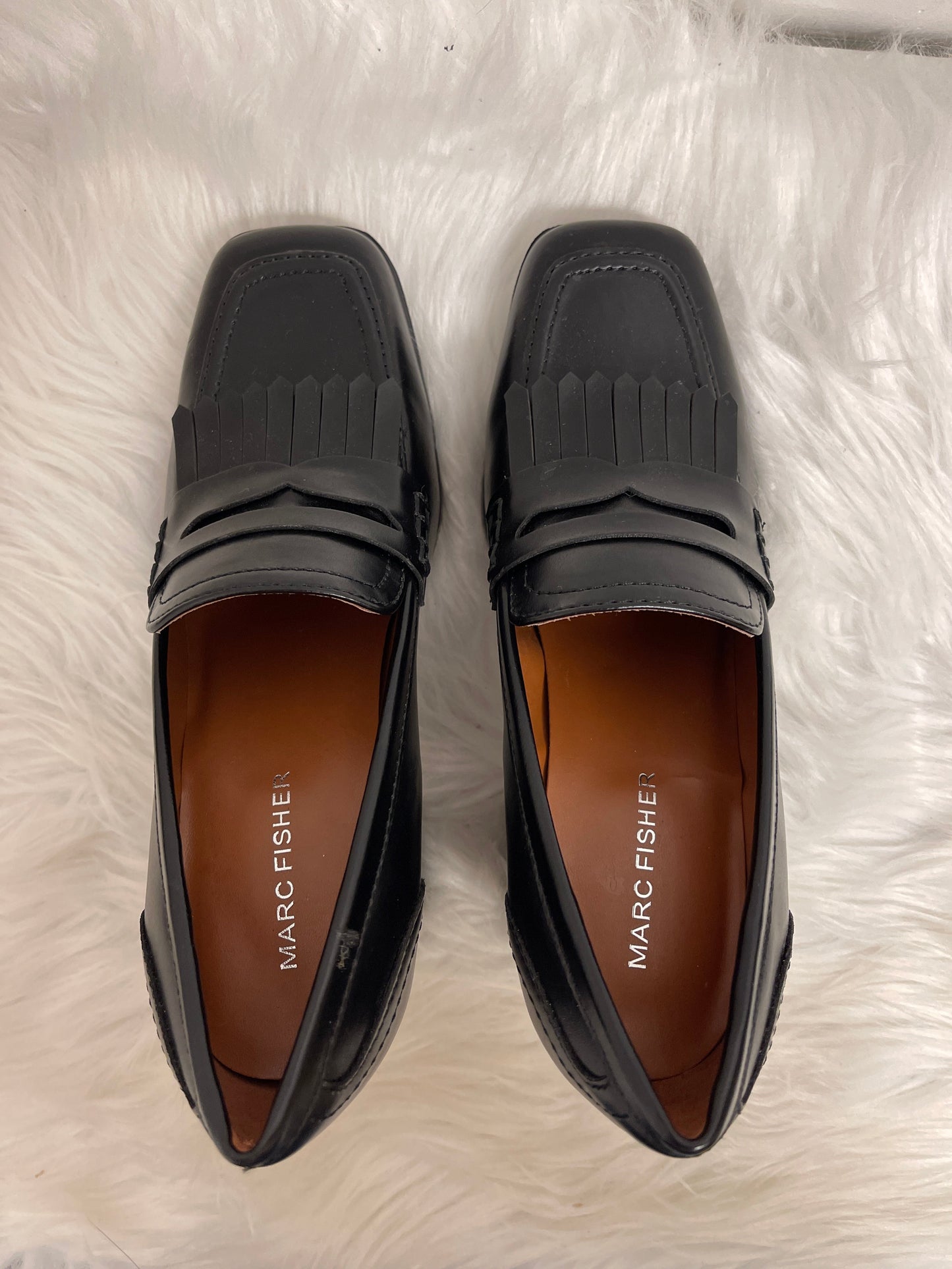 Black Shoes Heels Block Marc Fisher, Size 6.5