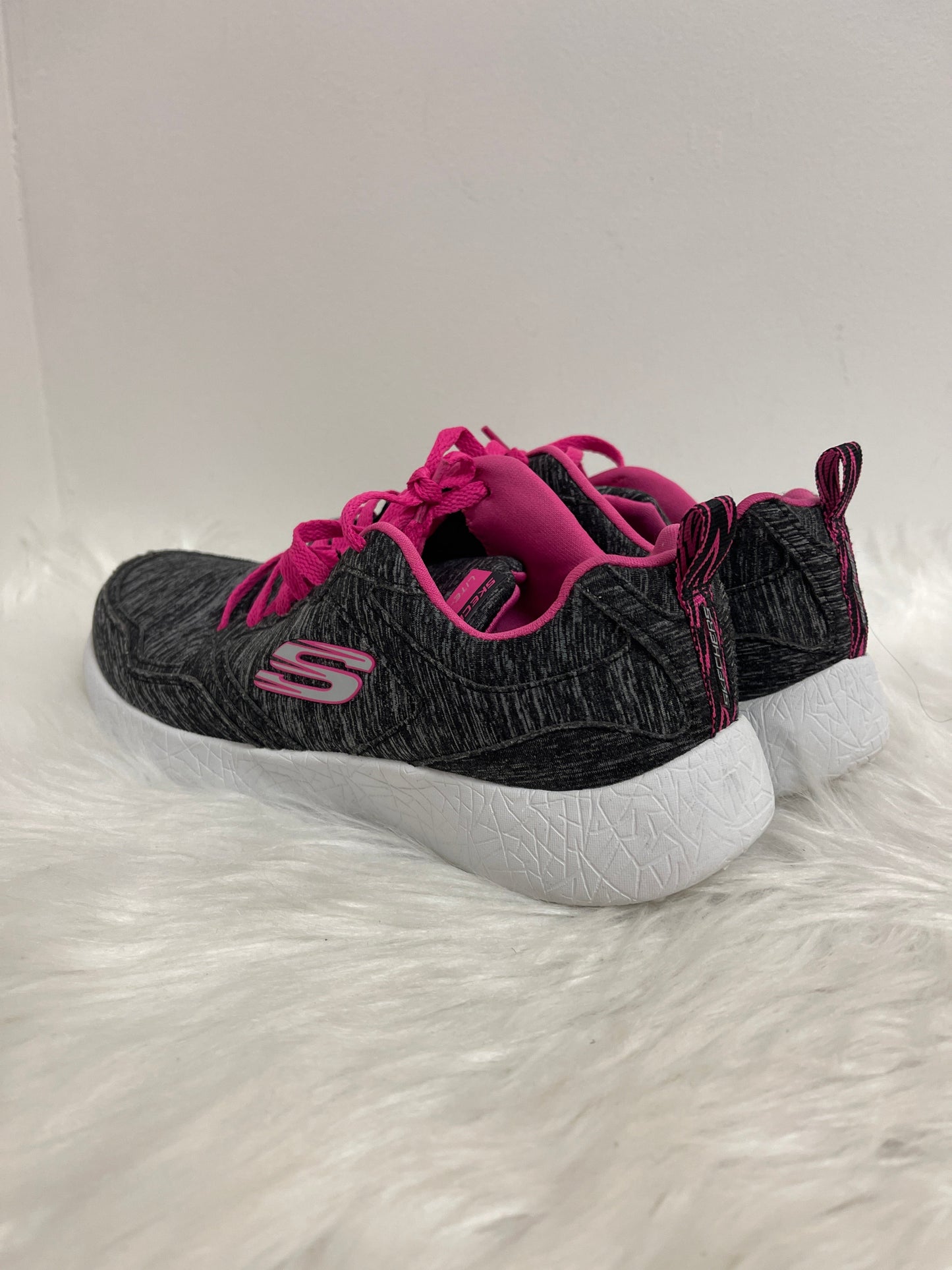 Grey & Pink Shoes Athletic Skechers, Size 7