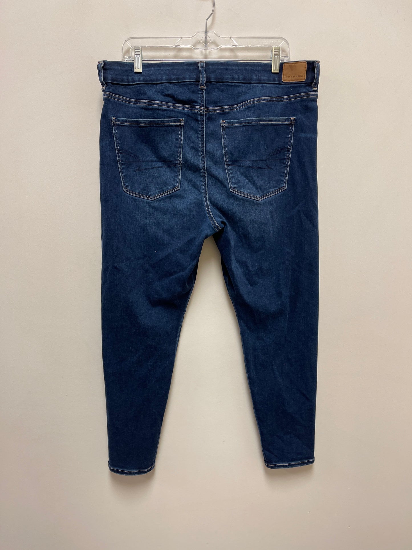 Blue Denim Jeans Skinny American Eagle, Size 18