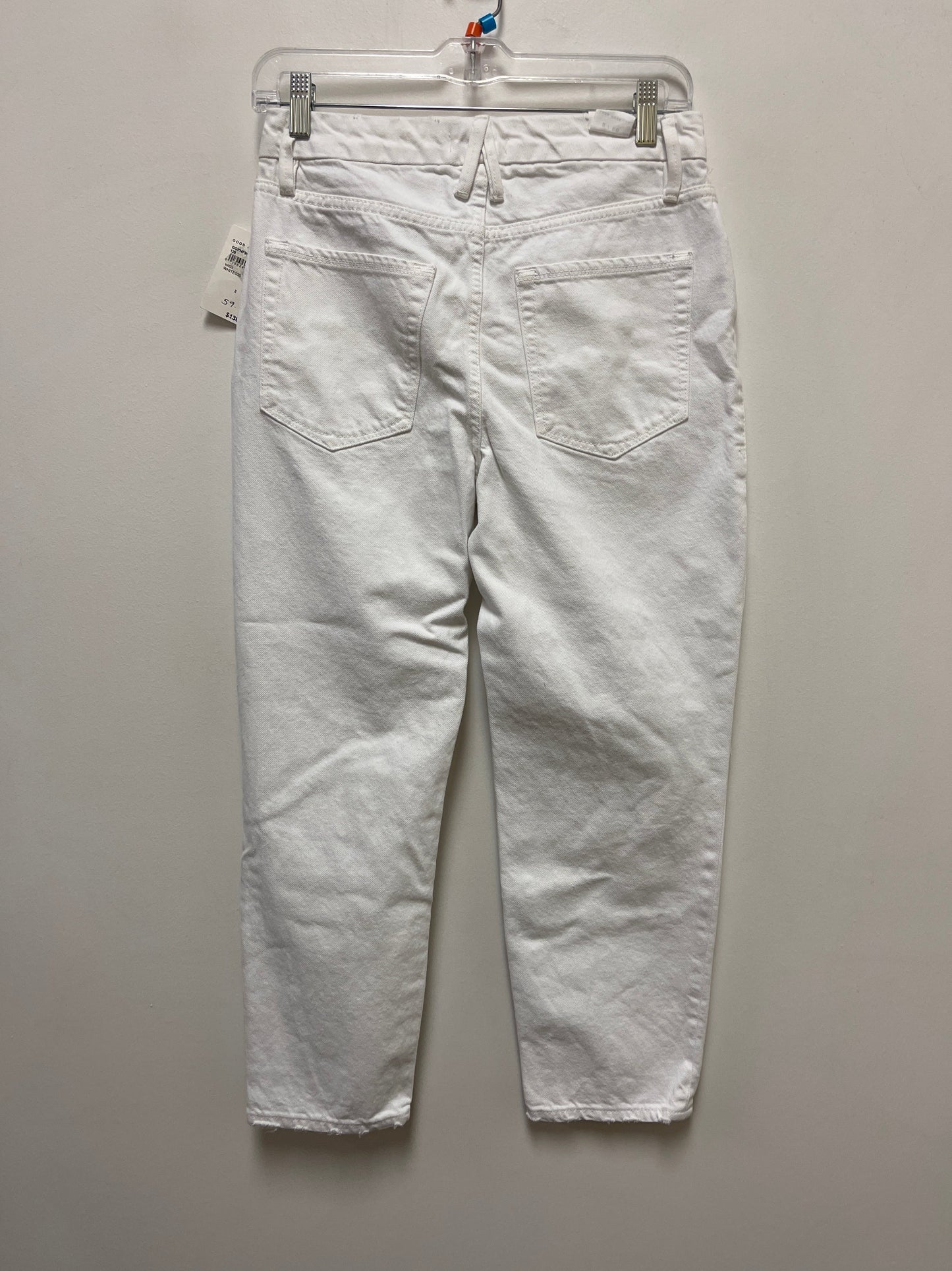 White Jeans Designer Good American, Size 2