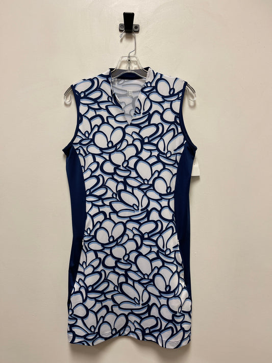 Blue & White Athletic Dress Tail, Size M