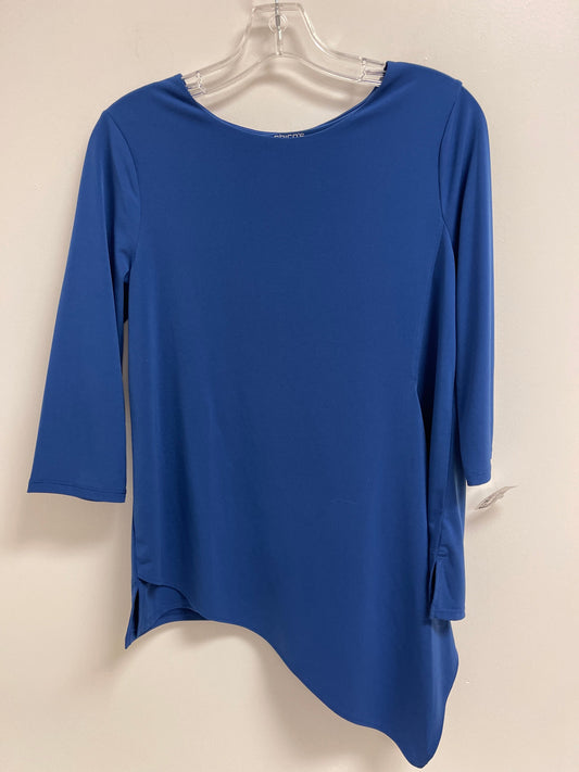 Blue Top Long Sleeve Chicos, Size S