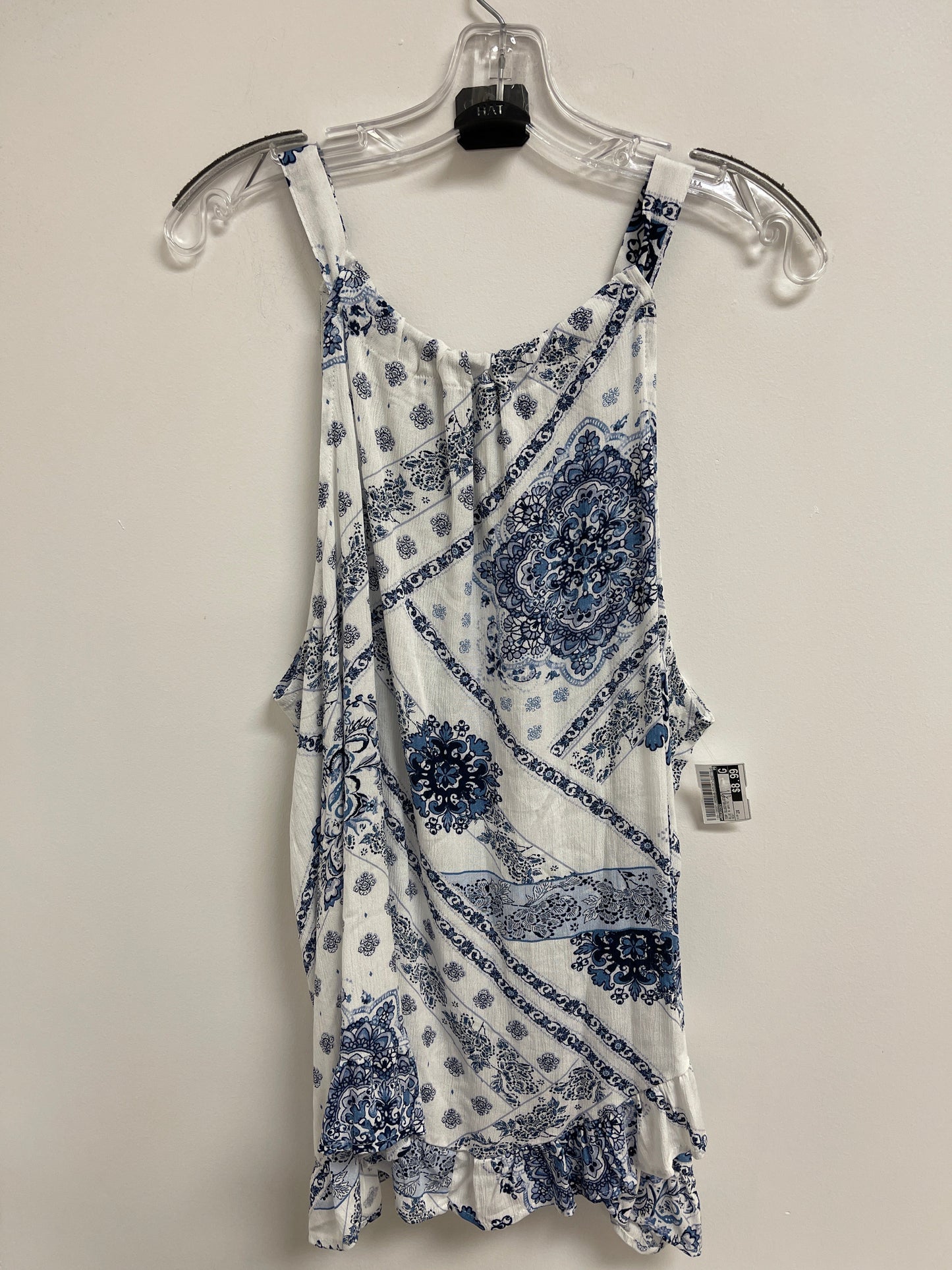 Blue & White Top Sleeveless Maurices, Size 2x