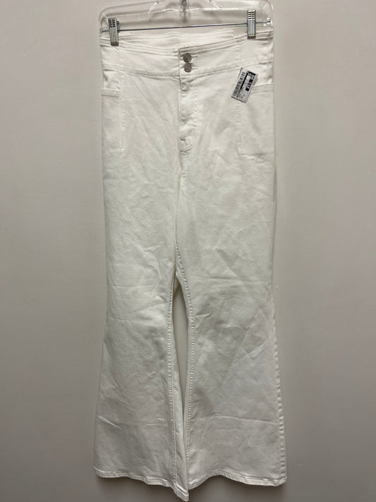 White Denim Jeans Flared Maurices, Size 18