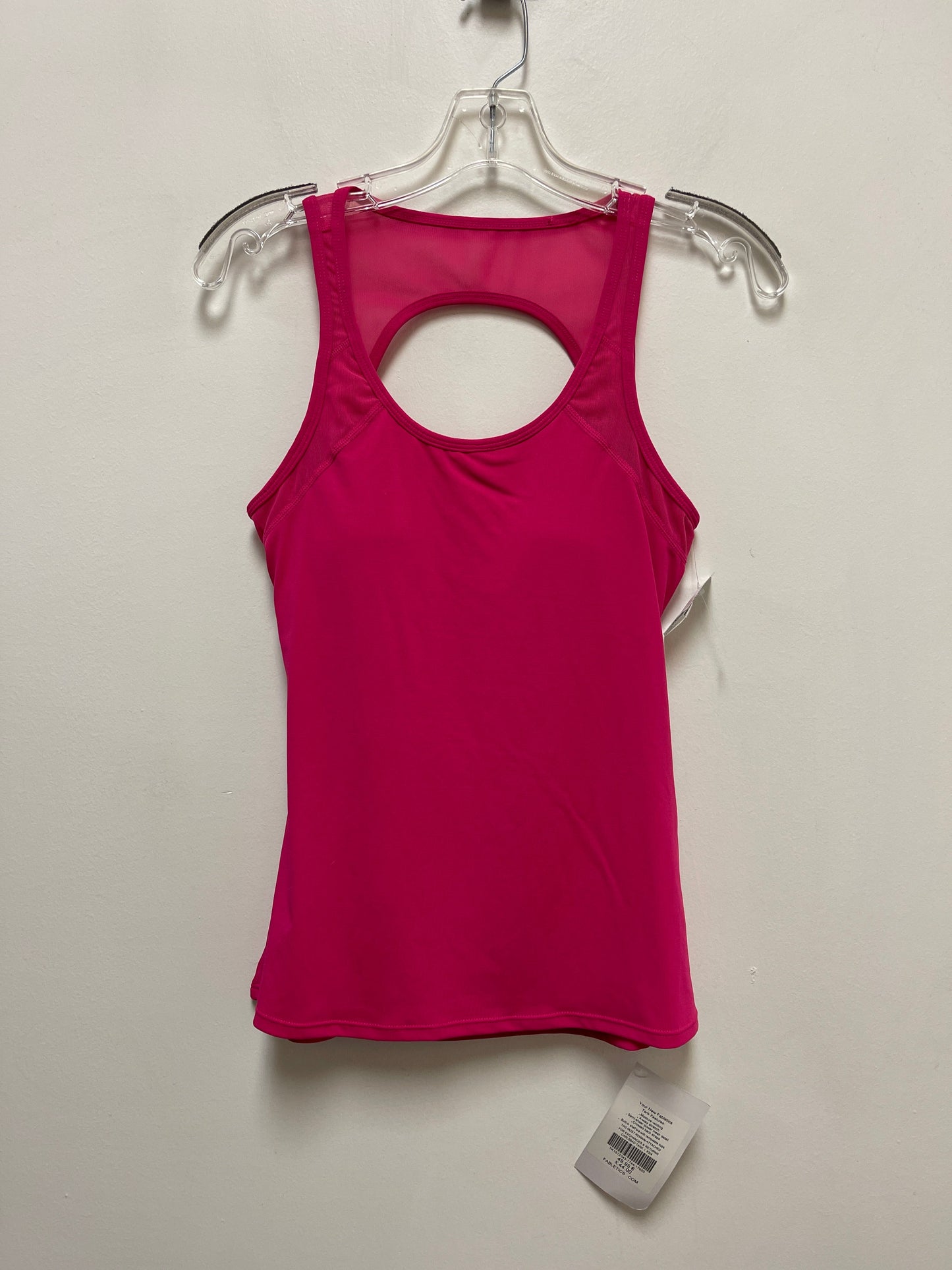 Pink Athletic Tank Top Fabletics, Size Xs