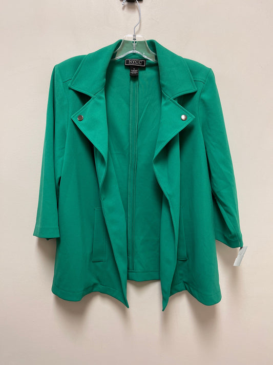 Green Blazer New York And Co, Size 1x