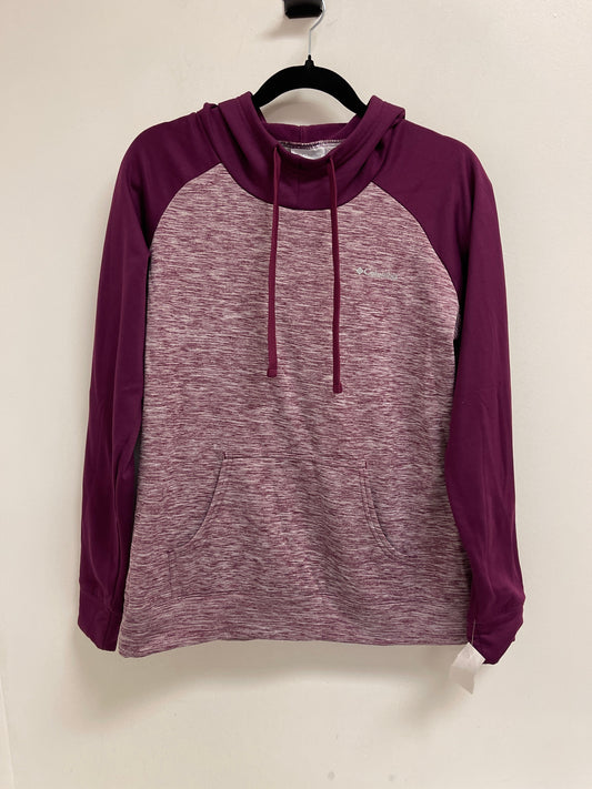 Sweatshirt Hoodie By Columbia In Purple, Size: L