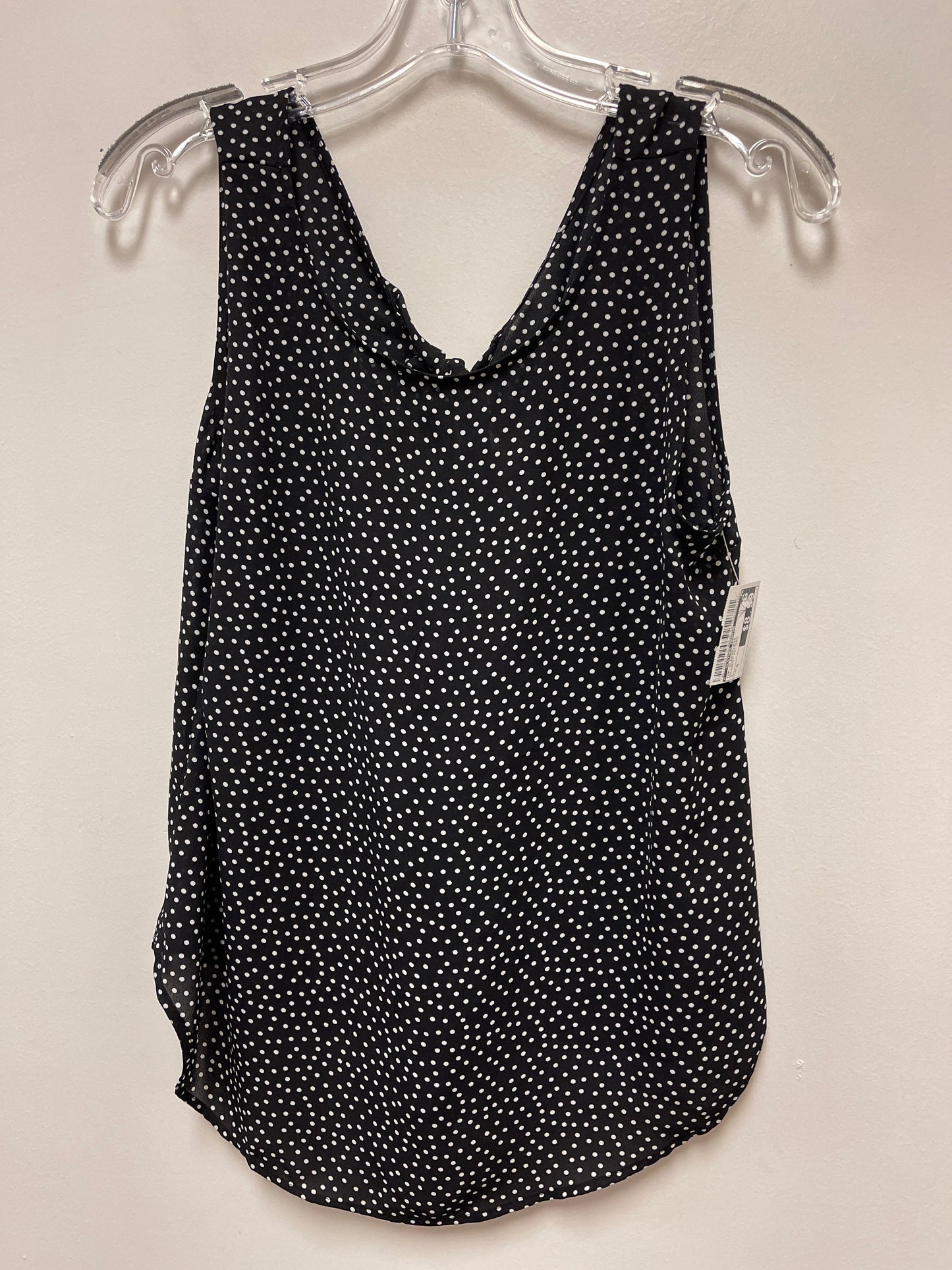 Polkadot Pattern Top Sleeveless Clothes Mentor, Size S