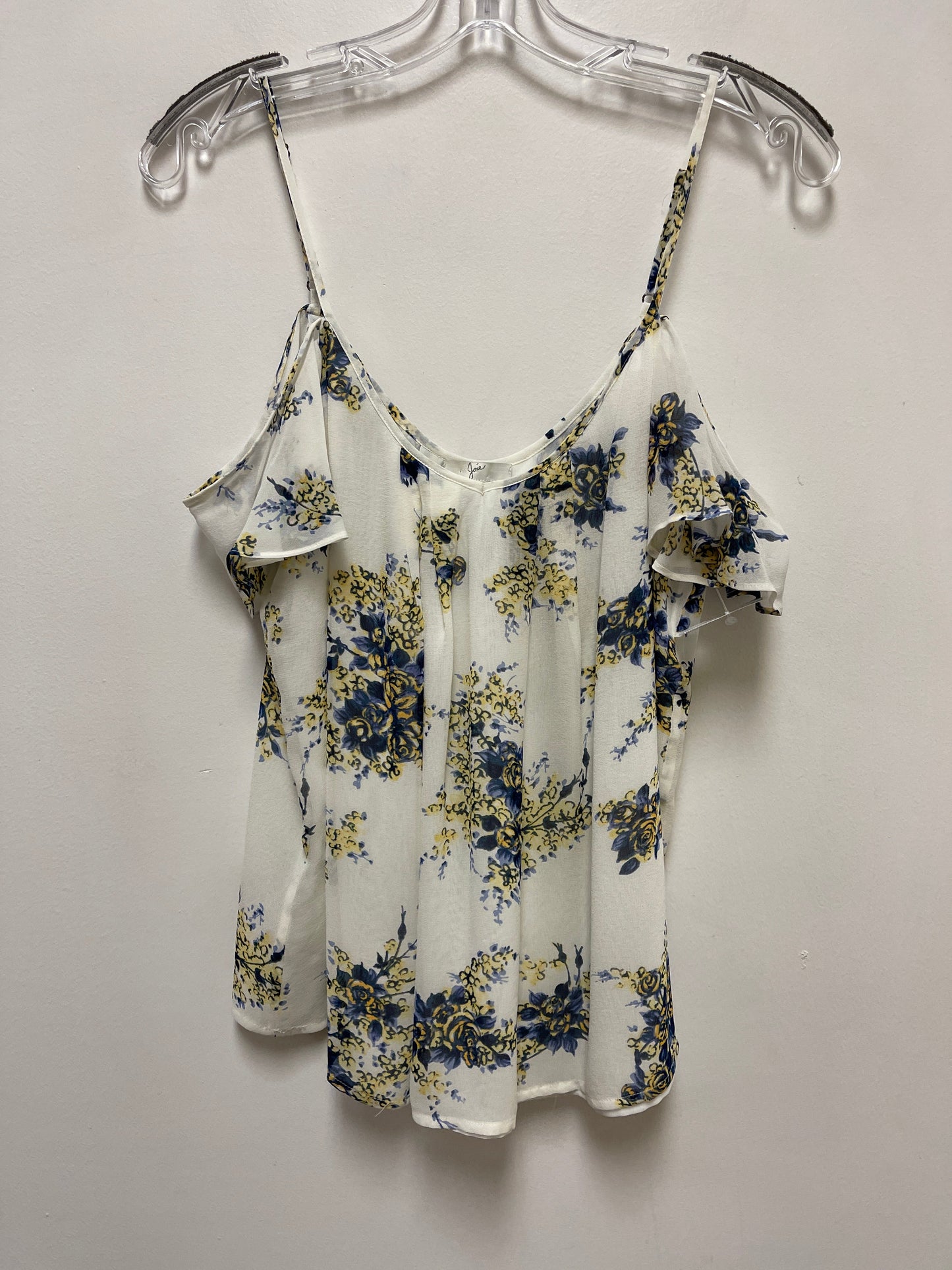 Top Short Sleeve By Joie In Blue & White, Size: S