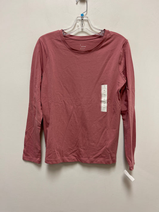 Pink Top Long Sleeve Basic A New Day, Size Xs