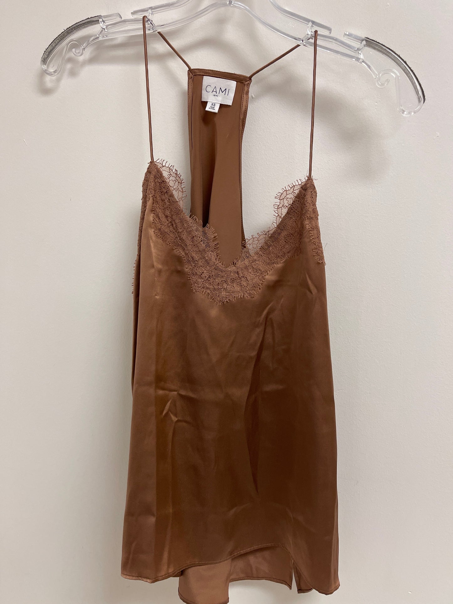 Brown Top Sleeveless Clothes Mentor, Size Xs