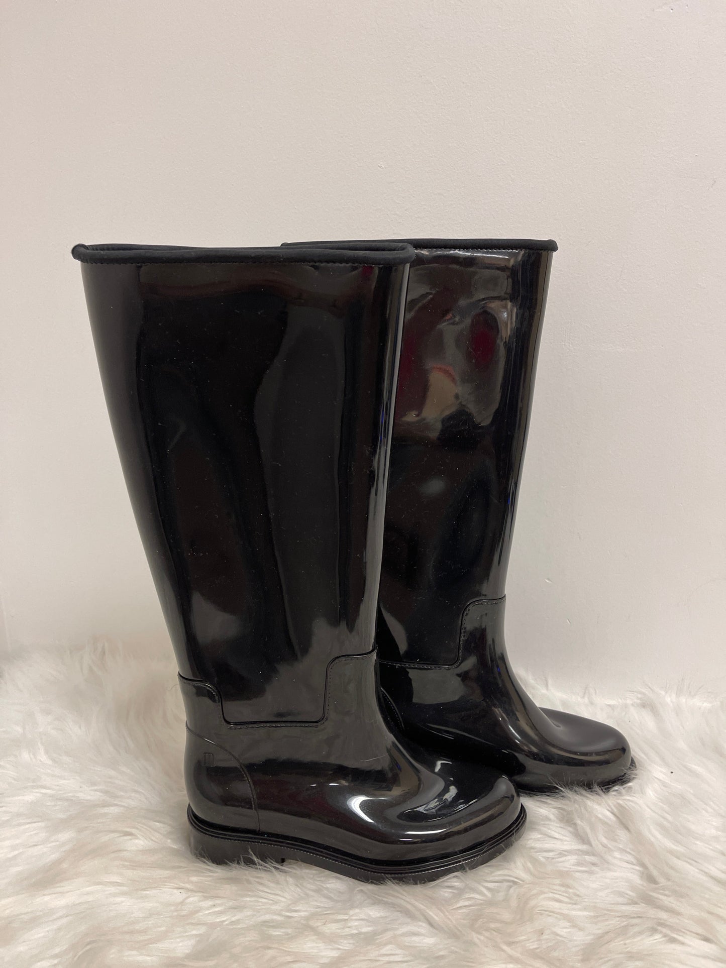 Boots Rain By Clothes Mentor In Black, Size: 5