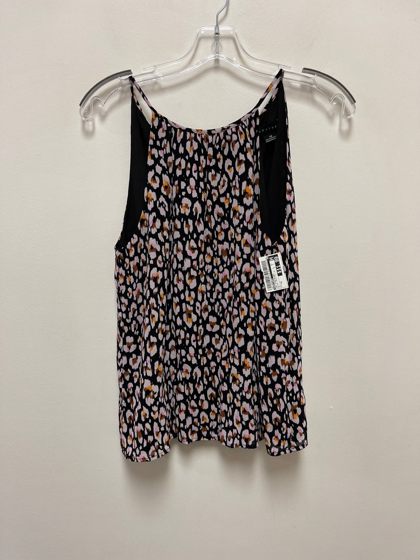 Top Sleeveless By Sanctuary In Animal Print, Size: Xs