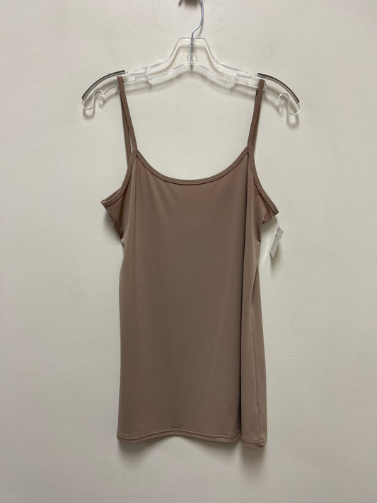 Tank Top By Clothes Mentor In Brown, Size: S