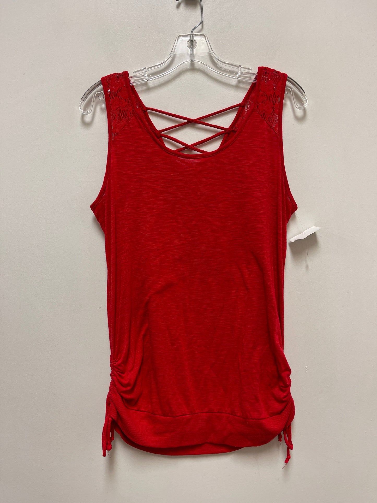 Top Sleeveless By No Boundaries In Red, Size: Xl