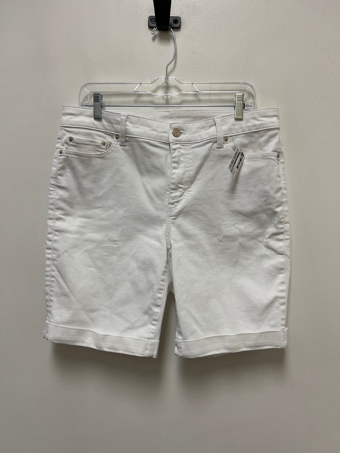 Shorts By Talbots In White Denim, Size: 10