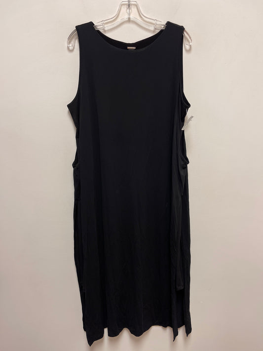 Dress Casual Maxi By Chicos In Black, Size: Xl