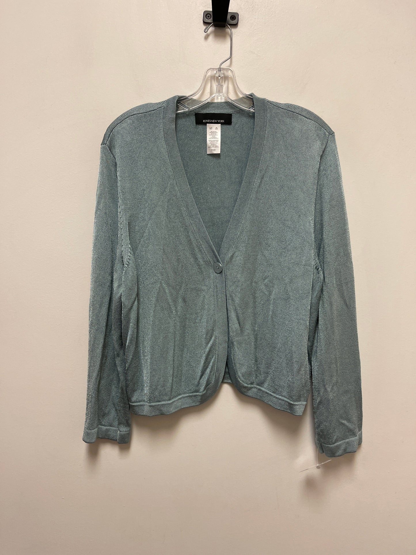 Cardigan By Jones New York In Blue, Size: Xl