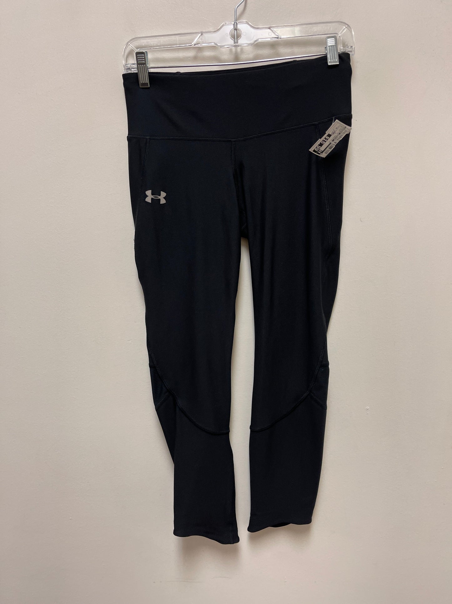 Athletic Leggings By Under Armour In Black, Size: M