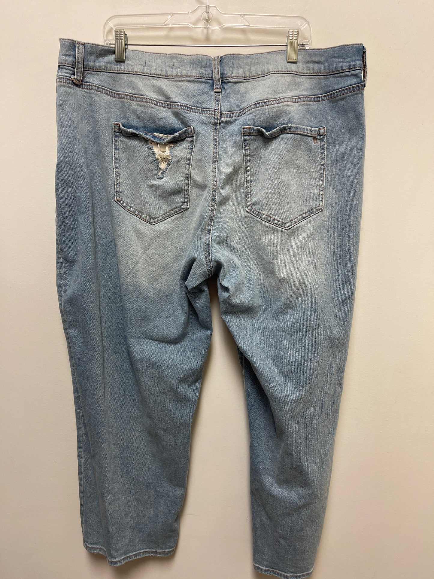 Jeans Skinny By Jessica Simpson In Blue Denim, Size: 18